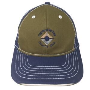 Highland Spring Country Club Baseball Cap Multicolor One Size Adjustable ADG